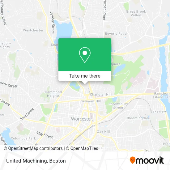 United Machining map
