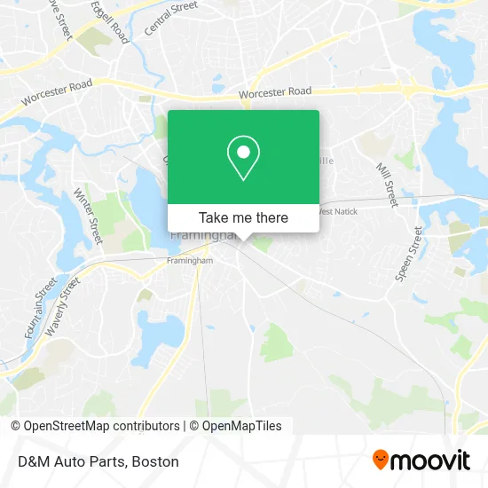 D&M Auto Parts map