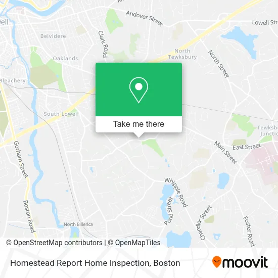 Homestead Report Home Inspection map