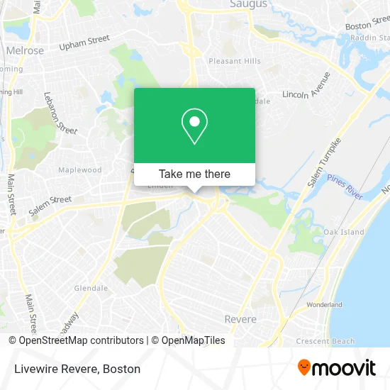 Livewire Revere map