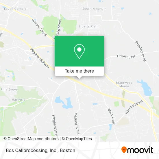 Bcs Callprocessing, Inc. map