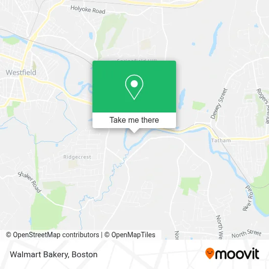 Walmart Bakery map