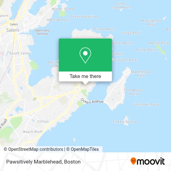 Pawsitively Marblehead map