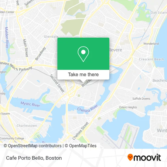 Cafe Porto Bello map