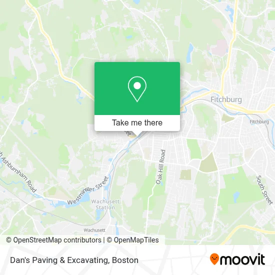 Dan's Paving & Excavating map