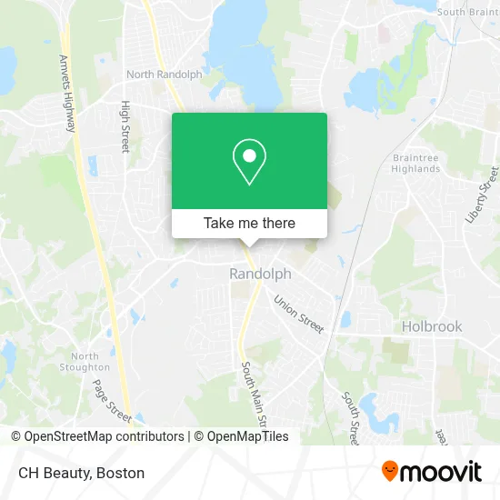 CH Beauty map