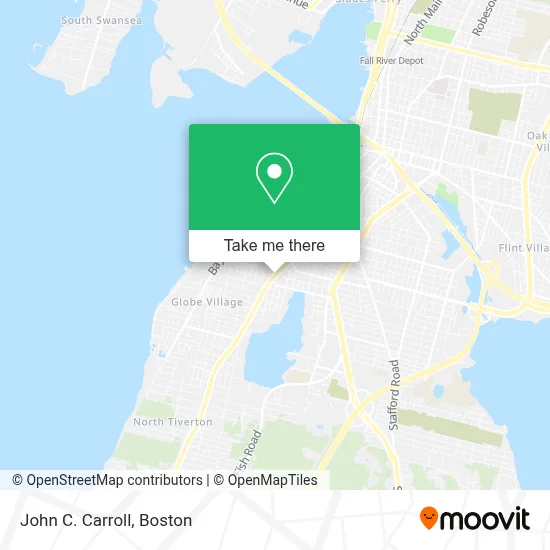 John C. Carroll map
