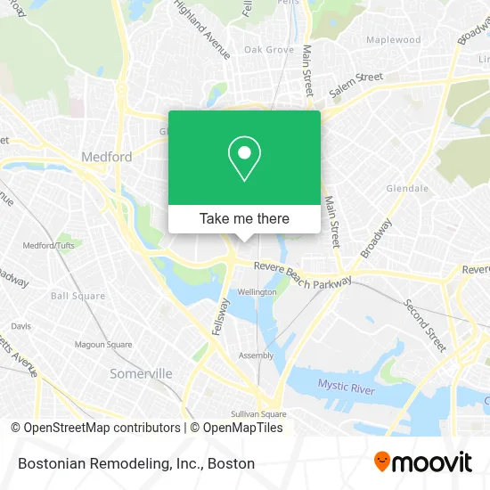 Bostonian Remodeling, Inc. map