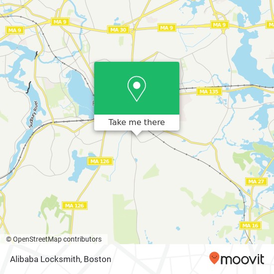 Mapa de Alibaba Locksmith