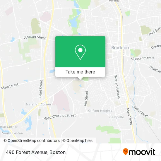 490 Forest Avenue map