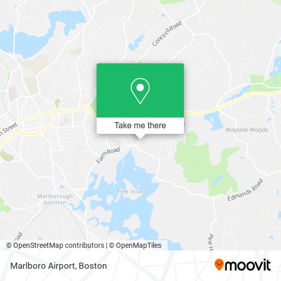 Marlboro Airport map