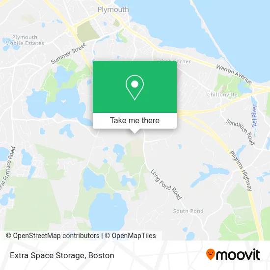 Extra Space Storage map