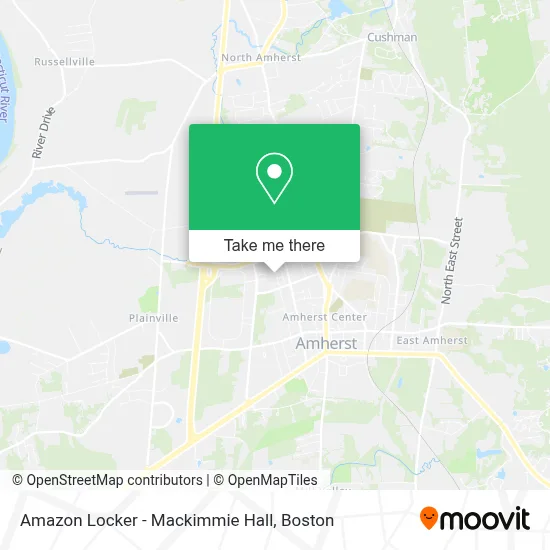 Amazon Locker - Mackimmie Hall map