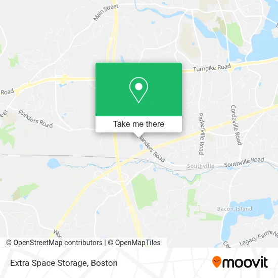 Extra Space Storage map