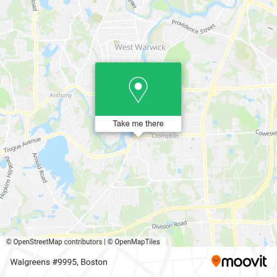 Walgreens #9995 map