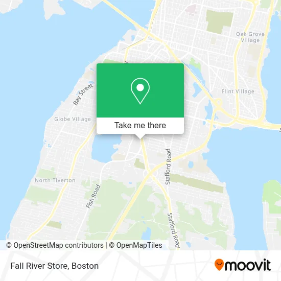 Fall River Store map