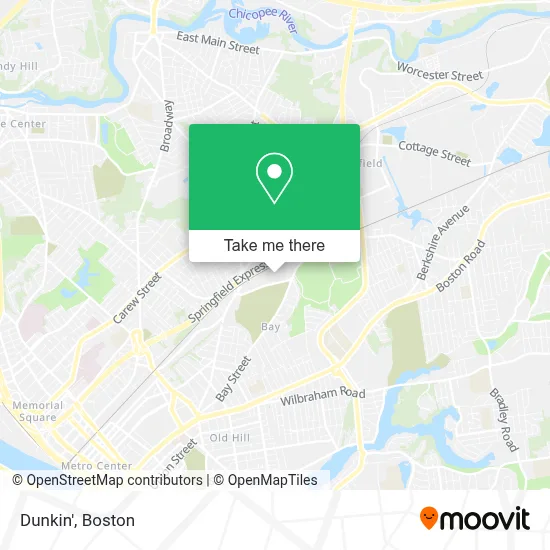 Dunkin' map