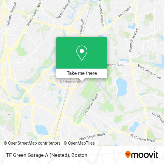 TF Green Garage A (Nested) map