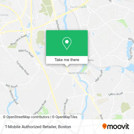 T-Mobile Authorized Retailer map