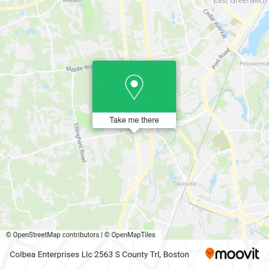 Colbea Enterprises Llc 2563 S County Trl map