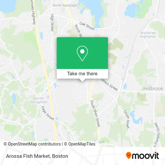 Arossa Fish Market map