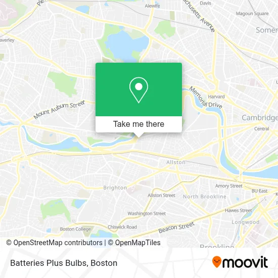 Batteries Plus Bulbs map
