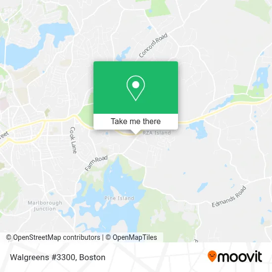 Walgreens #3300 map
