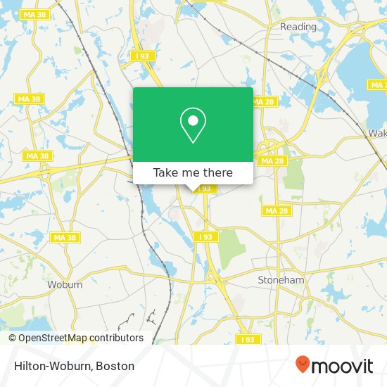 Hilton-Woburn map