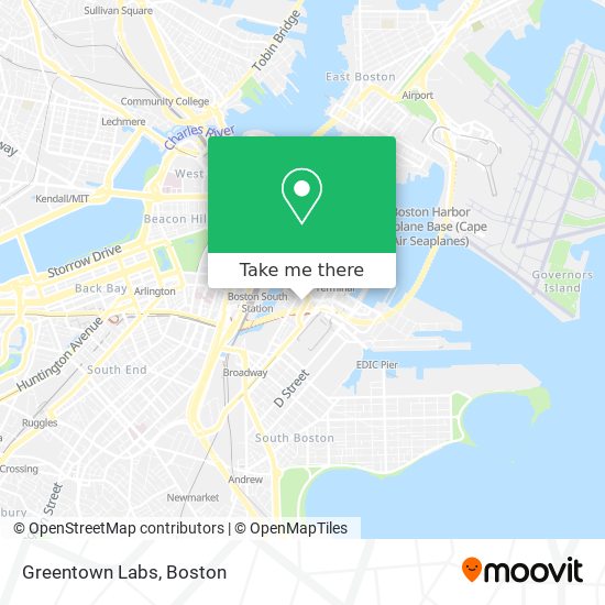 Mapa de Greentown Labs