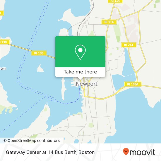 Gateway Center at 14 Bus Berth map