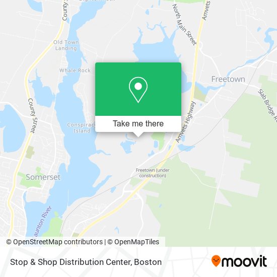 Mapa de Stop & Shop Distribution Center