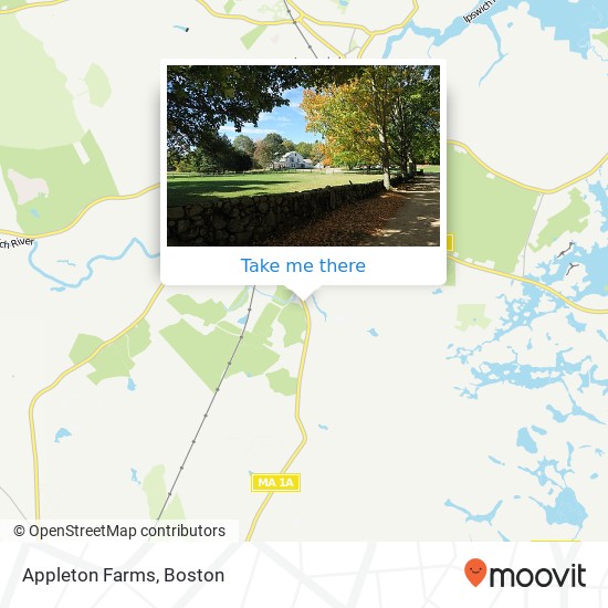 Appleton Farms map