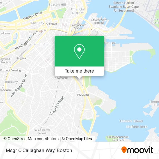 Mapa de Msgr O'Callaghan Way