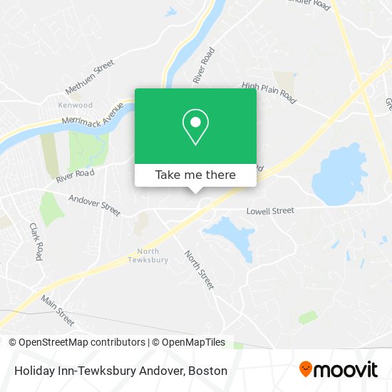 Mapa de Holiday Inn-Tewksbury Andover