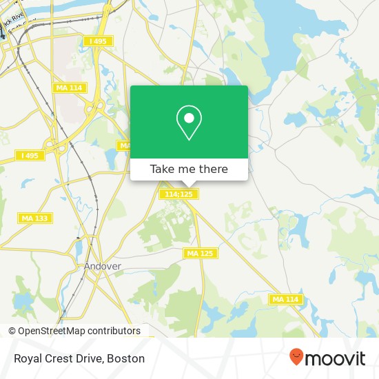 Royal Crest Drive map