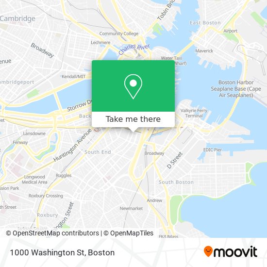 1000 Washington St map