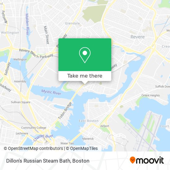 Dillon's Russian Steam Bath map