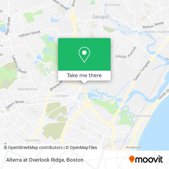 Alterra at Overlook Ridge map