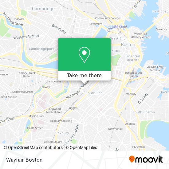 Wayfair map