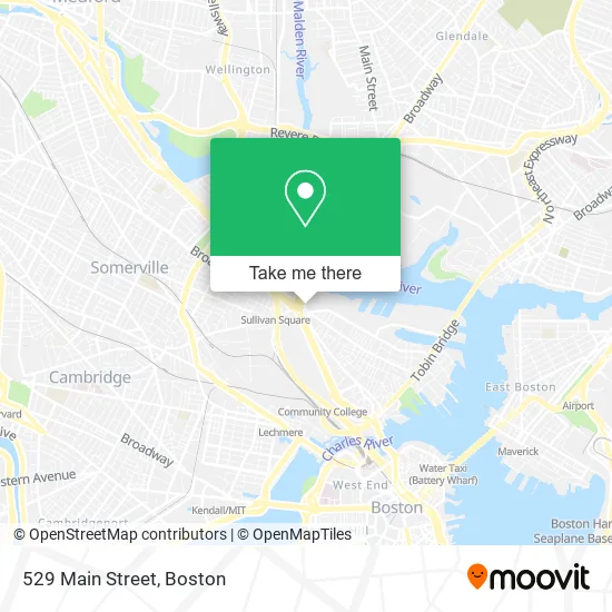 529 Main Street map