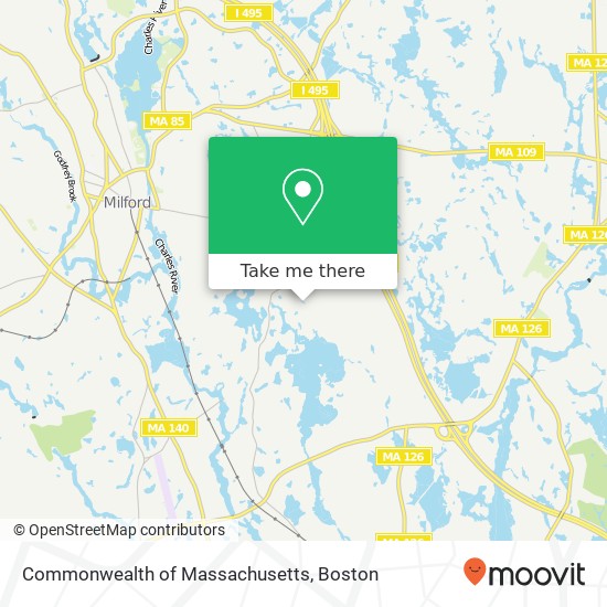 Commonwealth of Massachusetts map