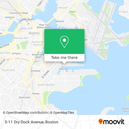 5-11 Dry Dock Avenue map