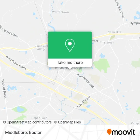Middleboro map