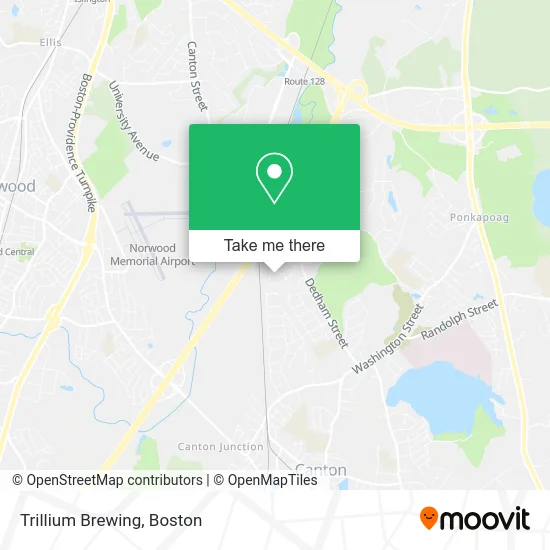 Trillium Brewing map