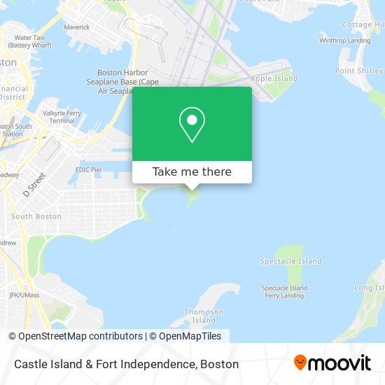 Castle Island & Fort Independence map