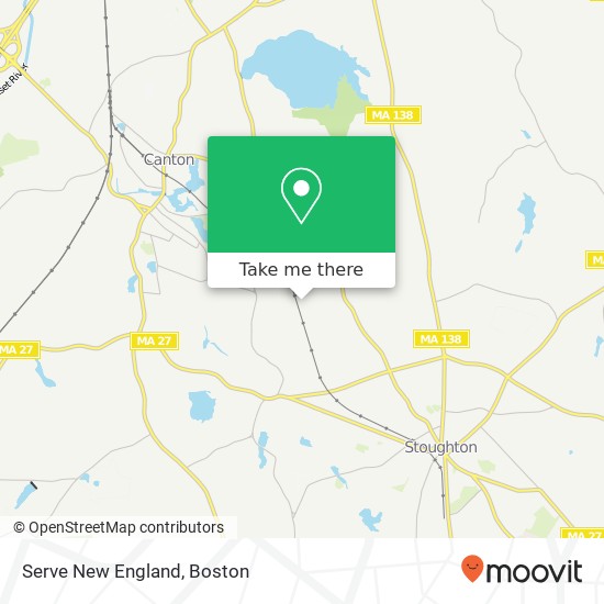 Mapa de Serve New England