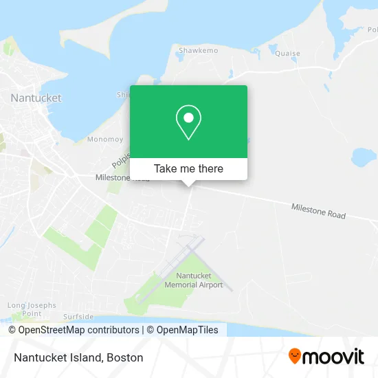 Nantucket Island map