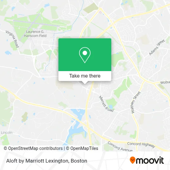 Aloft by Marriott Lexington map