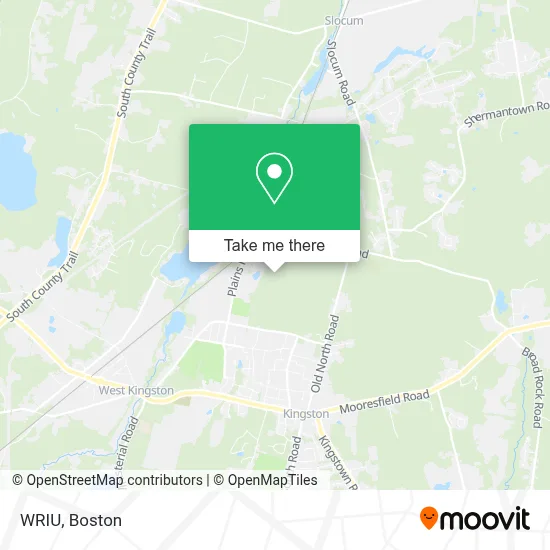 WRIU map