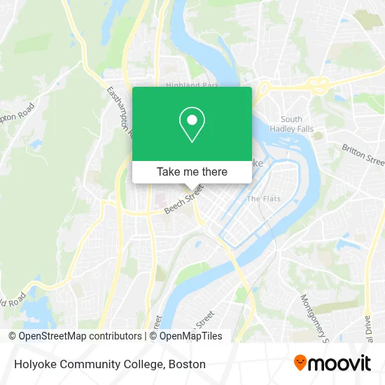 Holyoke Community College map